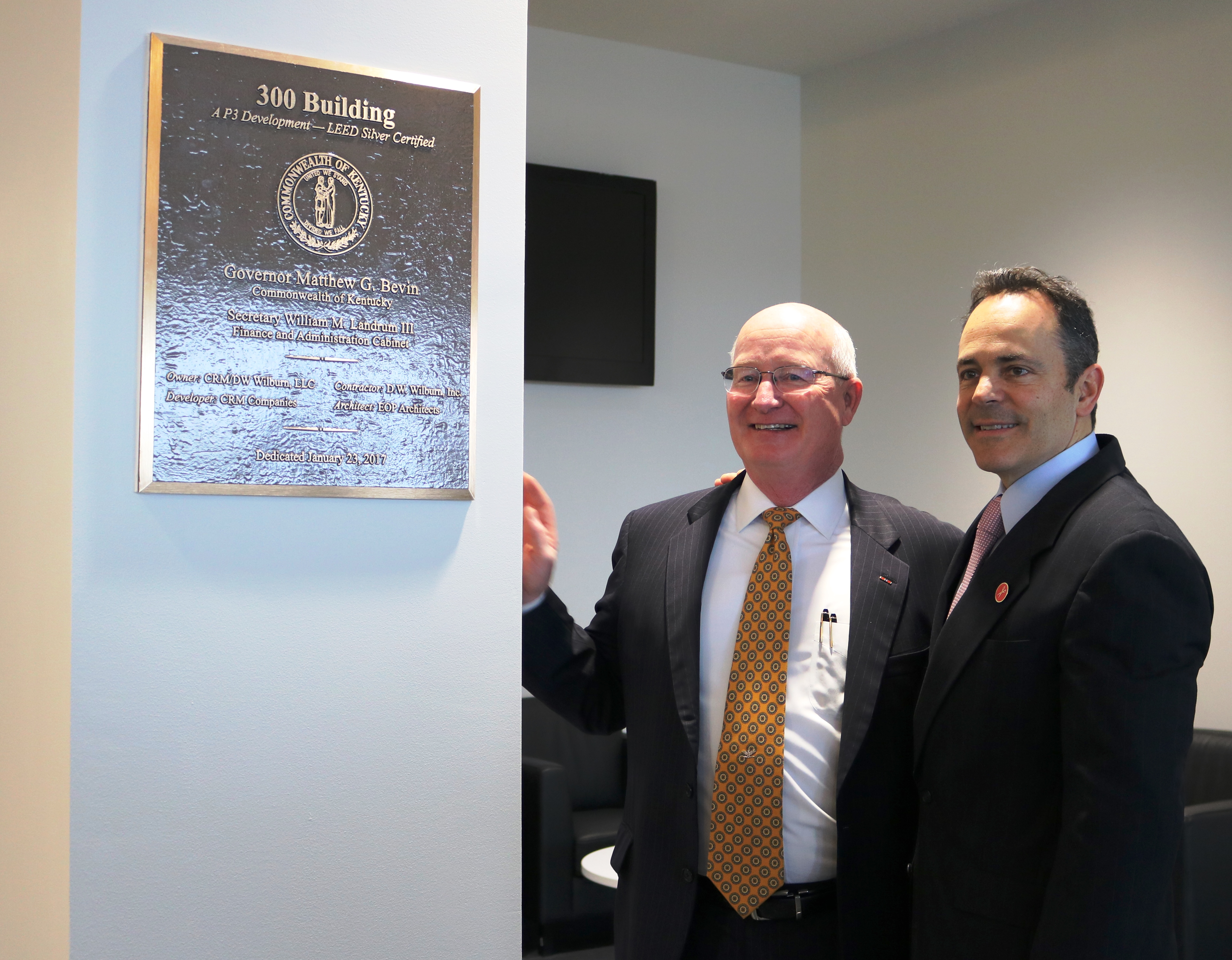 300 Building Dedicated By Gov Bevin Officials Naturally Connected